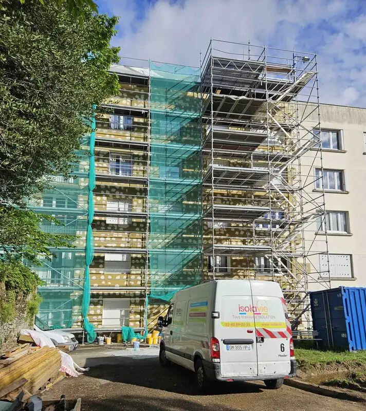 ITE - Copro 2500m² - Laine de roche